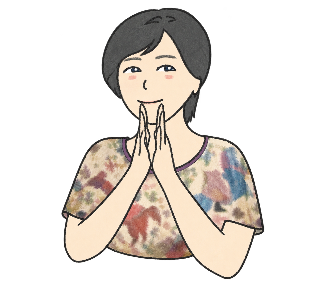 大石聡子のイラスト